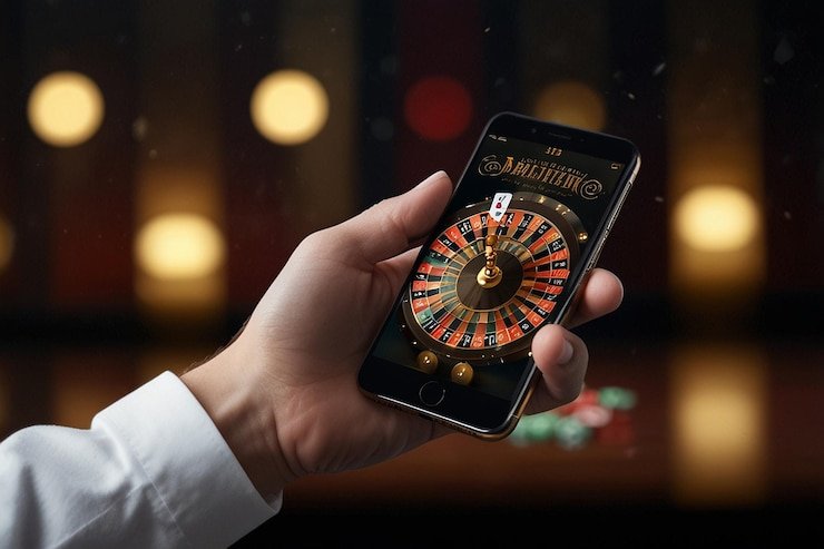 Meja Three Card Poker dengan taruhan menengah